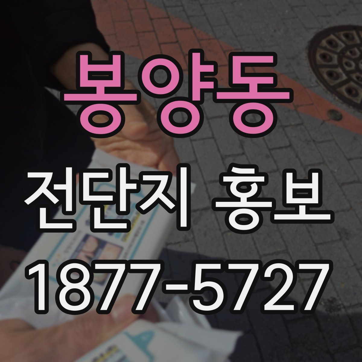 봉양동 전단지 홍보