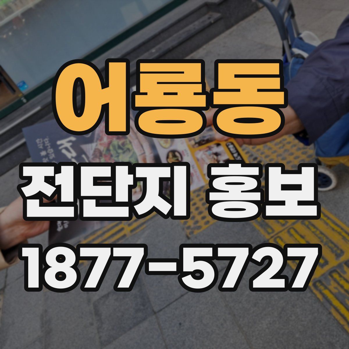 어룡동 전단지 홍보