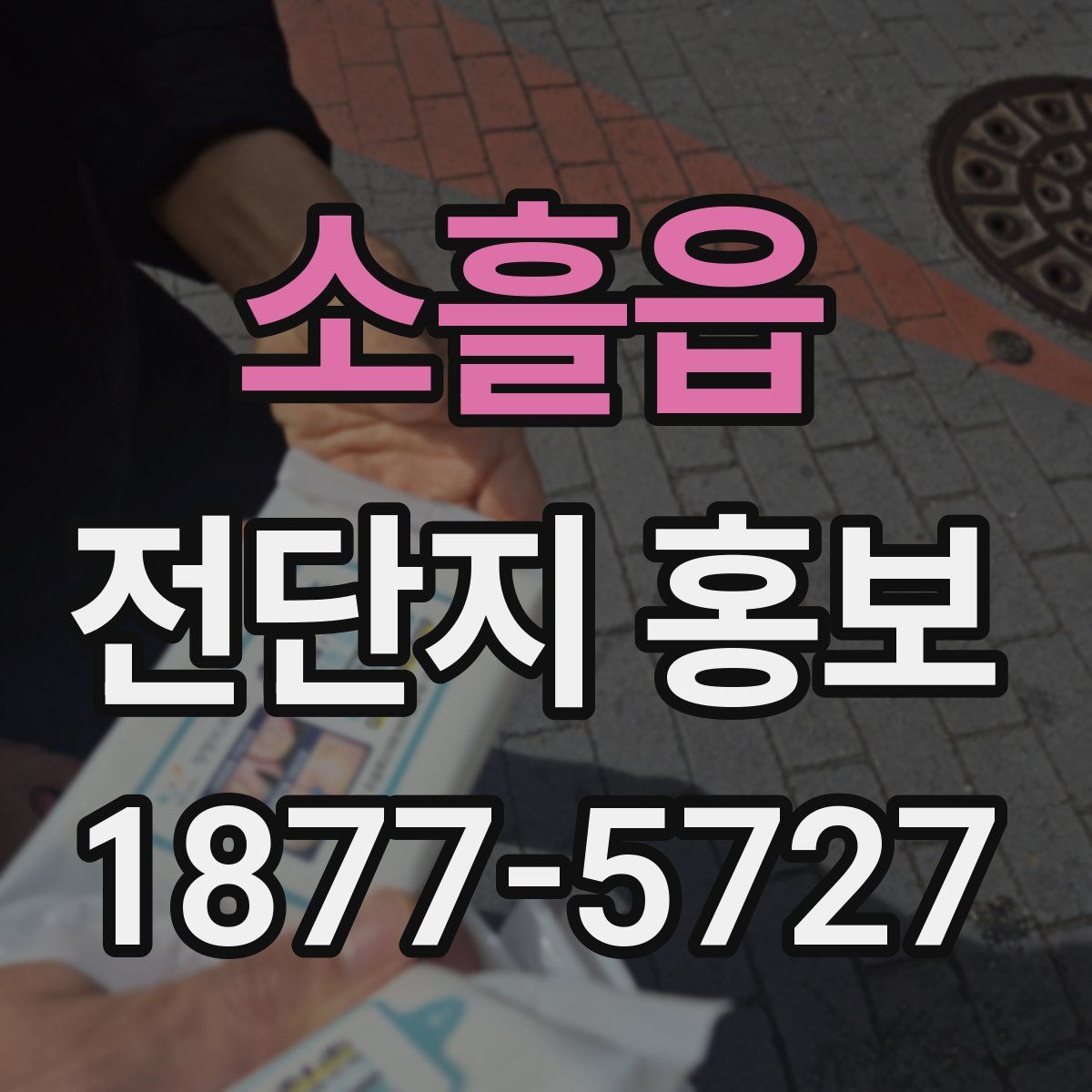 소흘읍 전단지 홍보