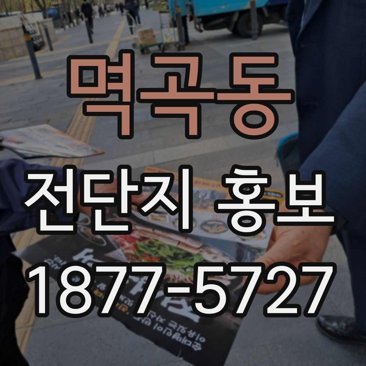 멱곡동 전단지 홍보