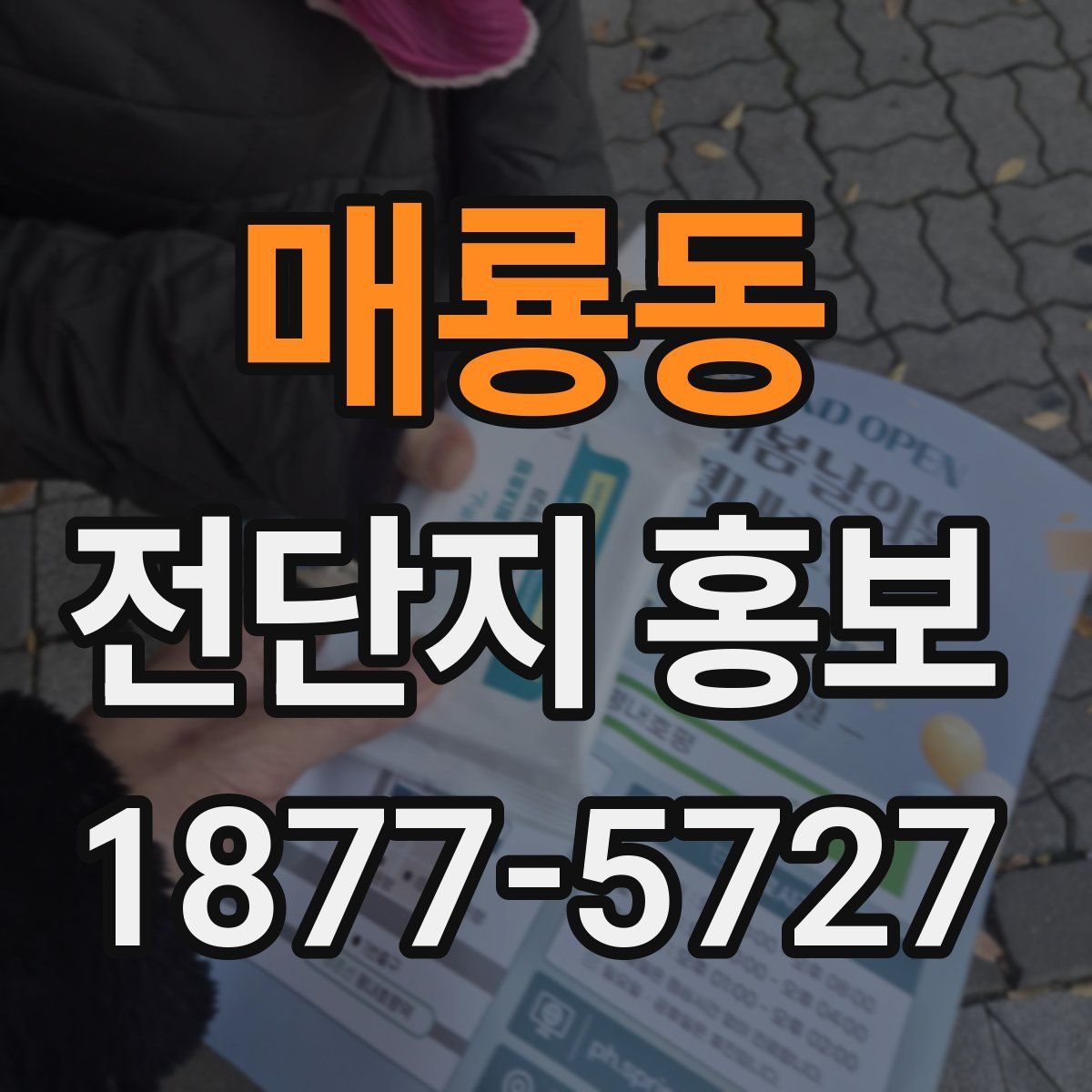 매룡동 전단지 홍보