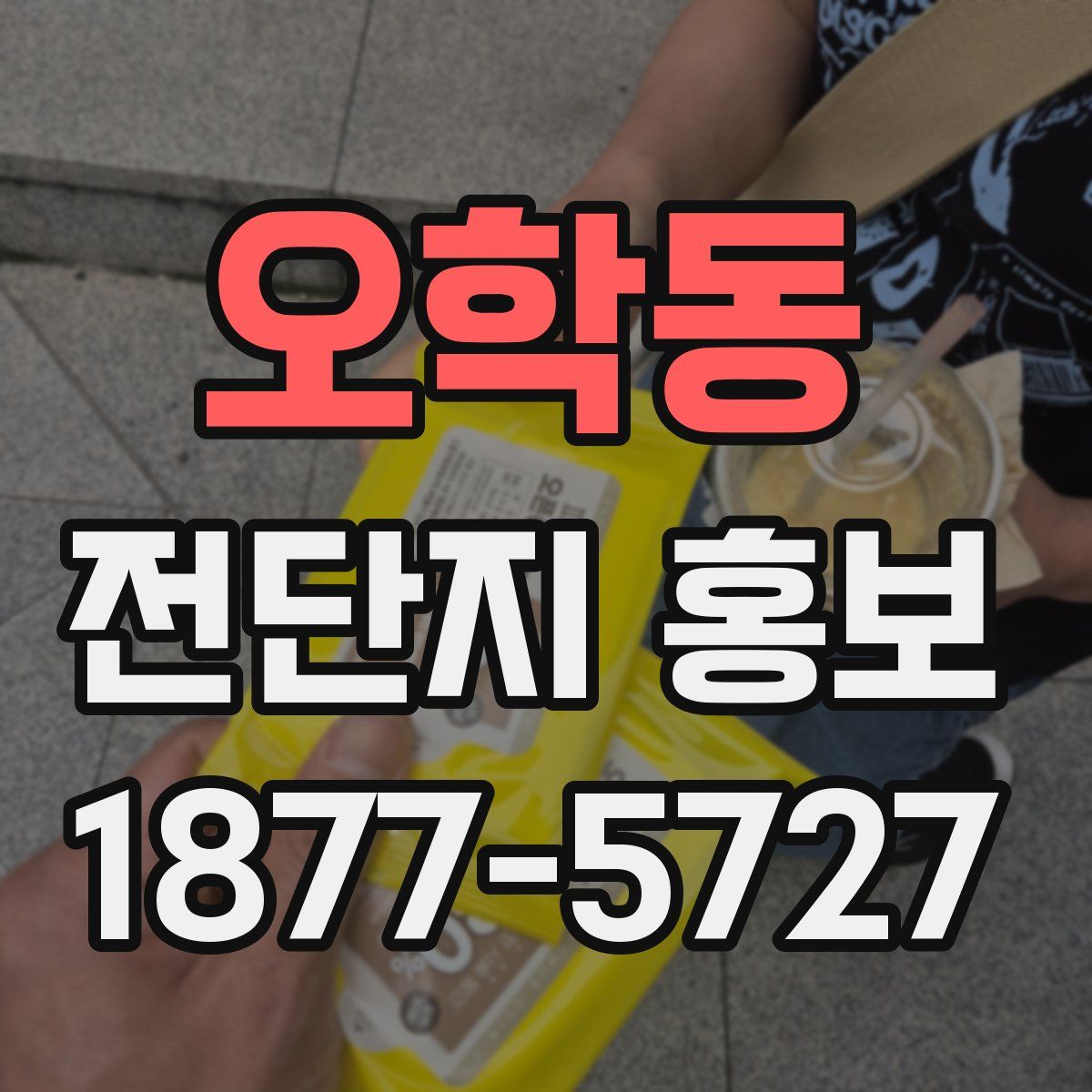오학동 전단지 홍보