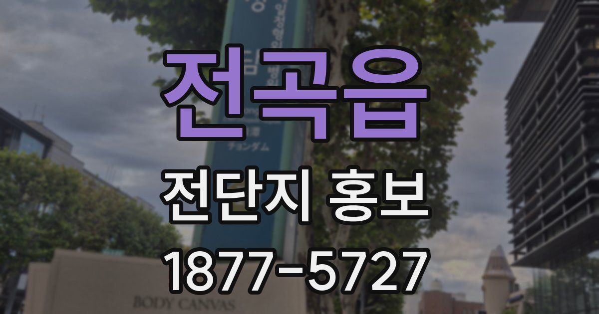 전곡읍 전단지 홍보
