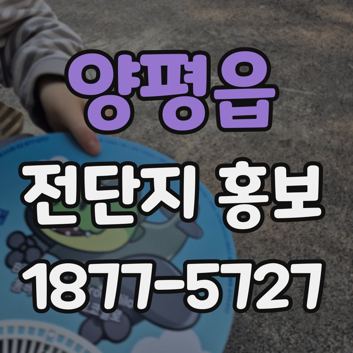 양평읍 전단지 홍보