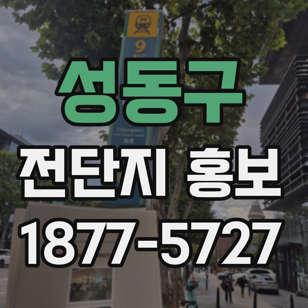 성동구 전단지 홍보