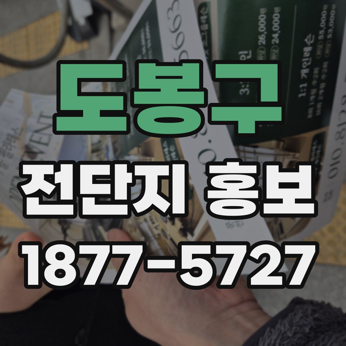 도봉구 전단지 홍보