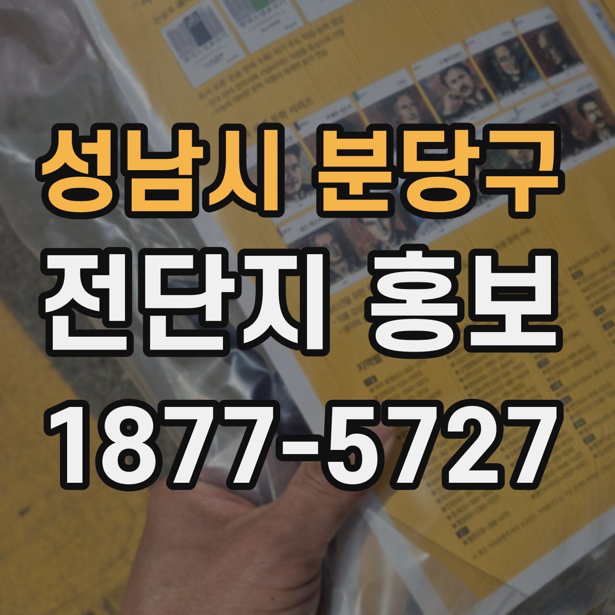 성남시 분당구 전단지 홍보