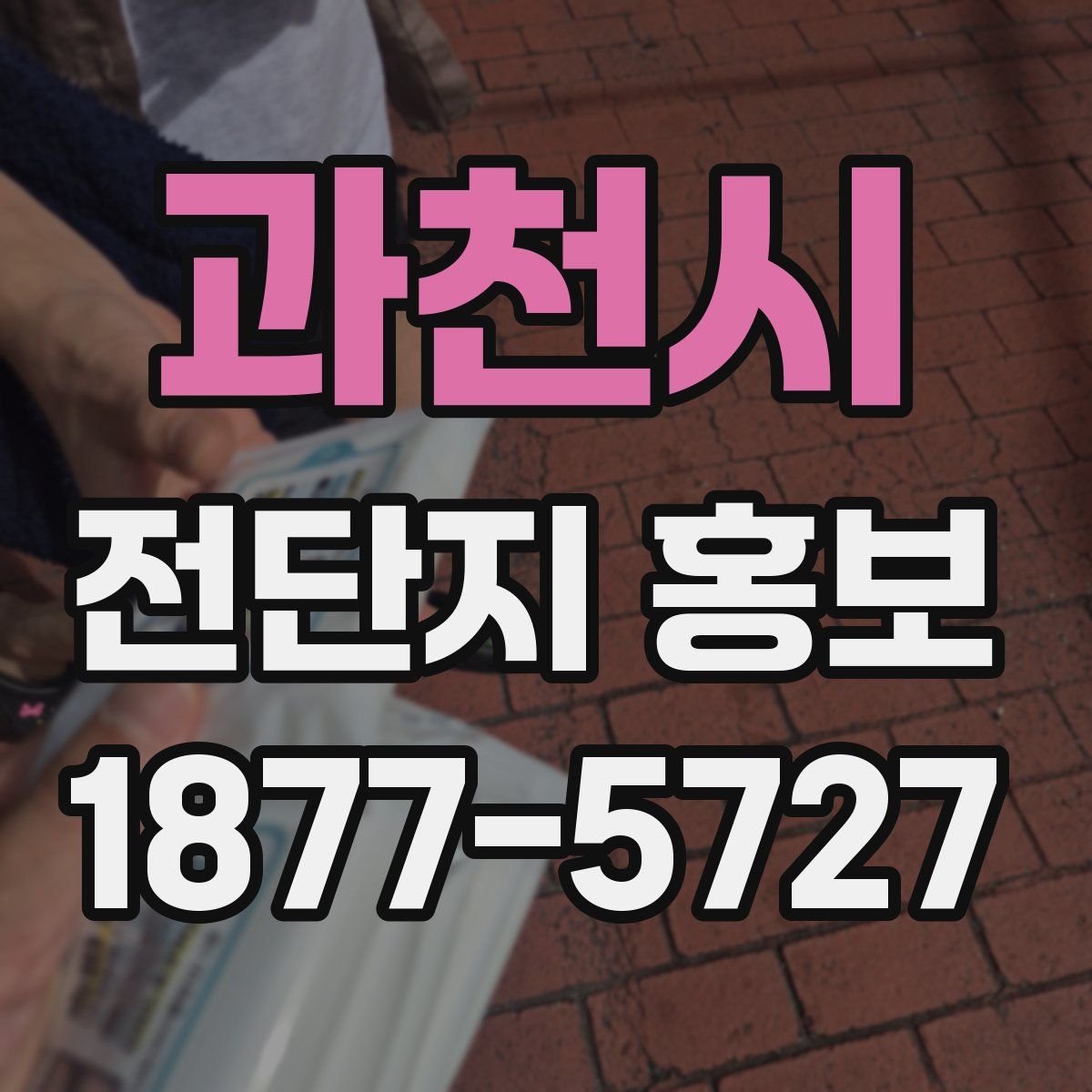 과천시 전단지 홍보