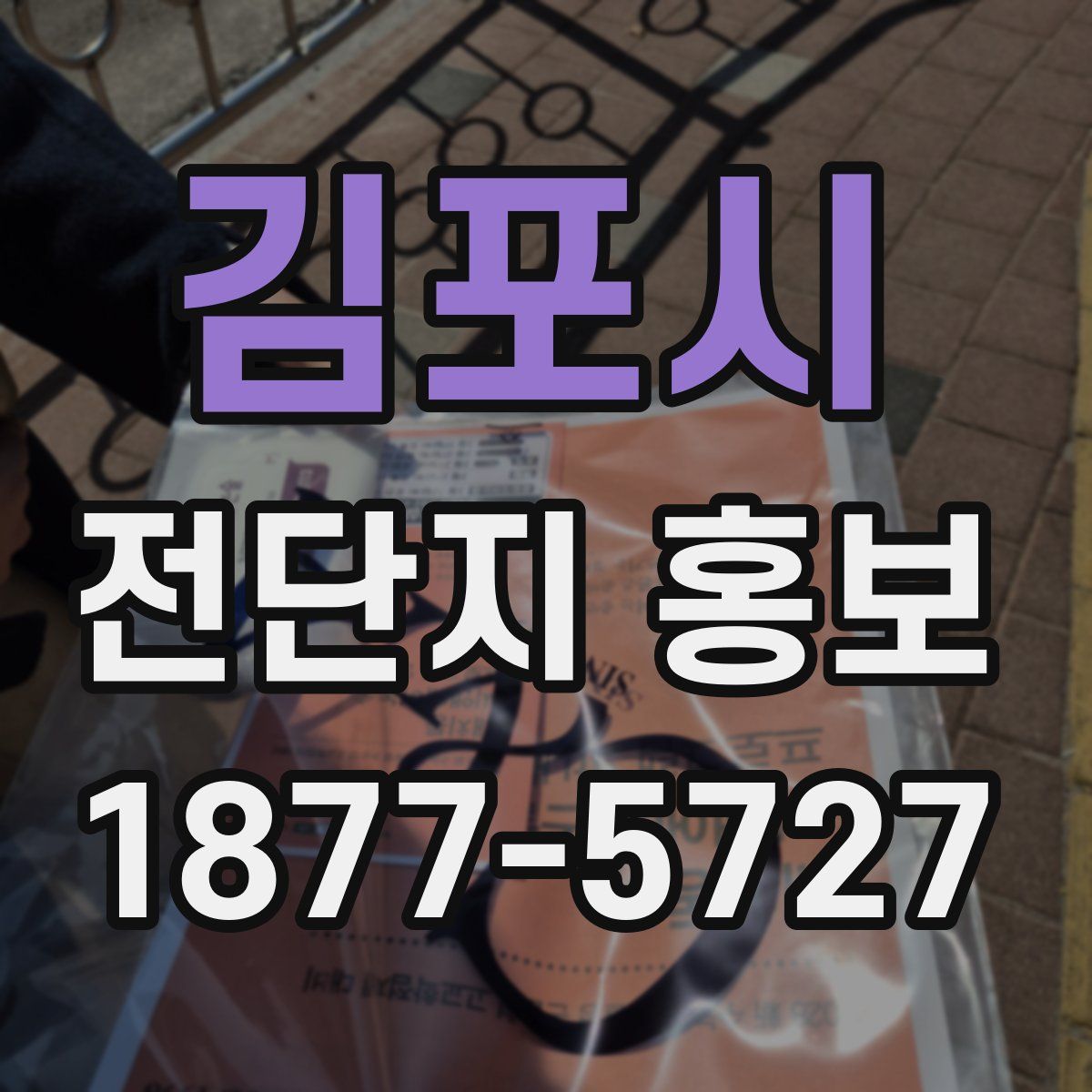 김포시 전단지 홍보