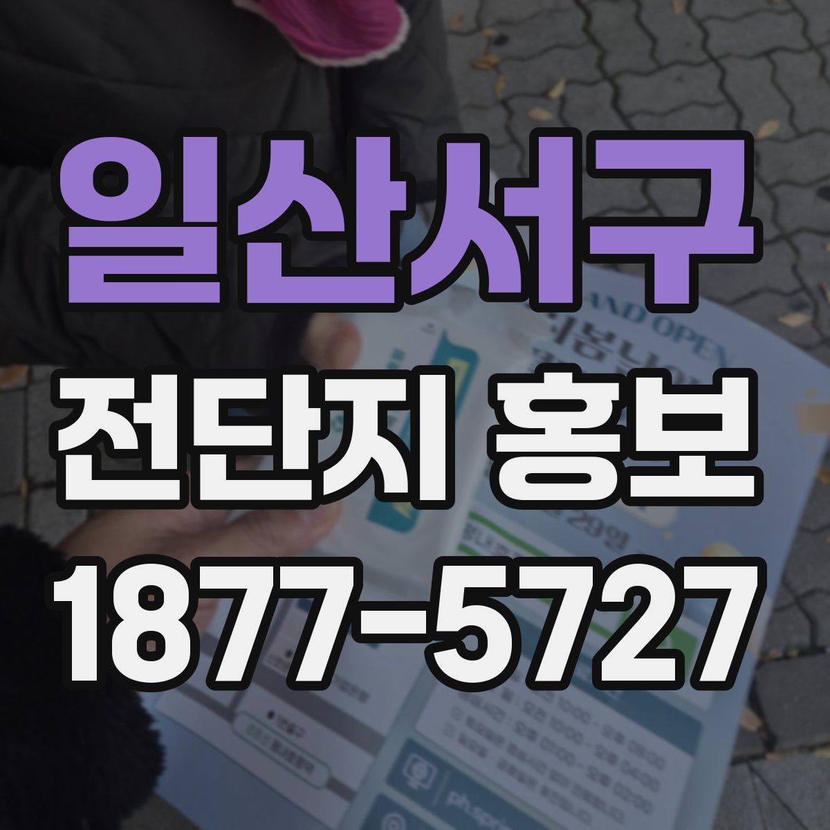 일산서구 전단지 홍보