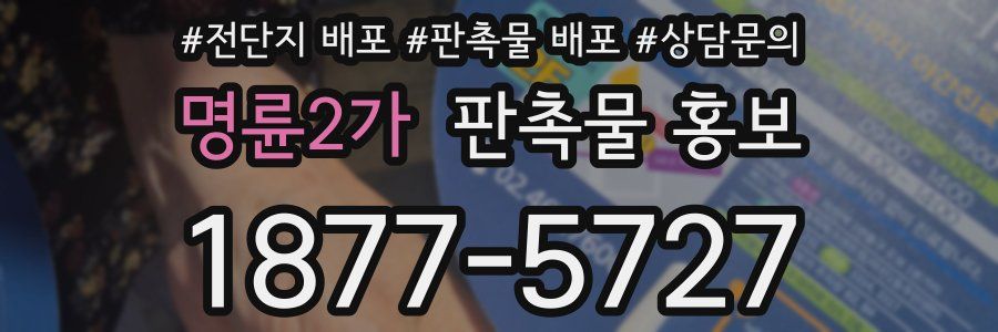 명륜2가 판촉물 홍보