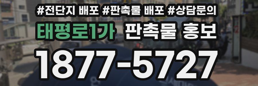 태평로1가 판촉물 홍보