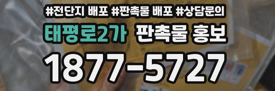 태평로2가 판촉물 홍보