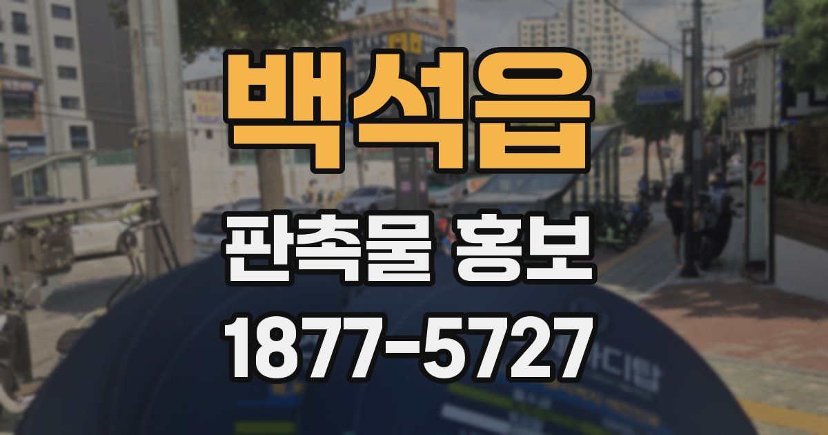 백석읍 판촉물 홍보