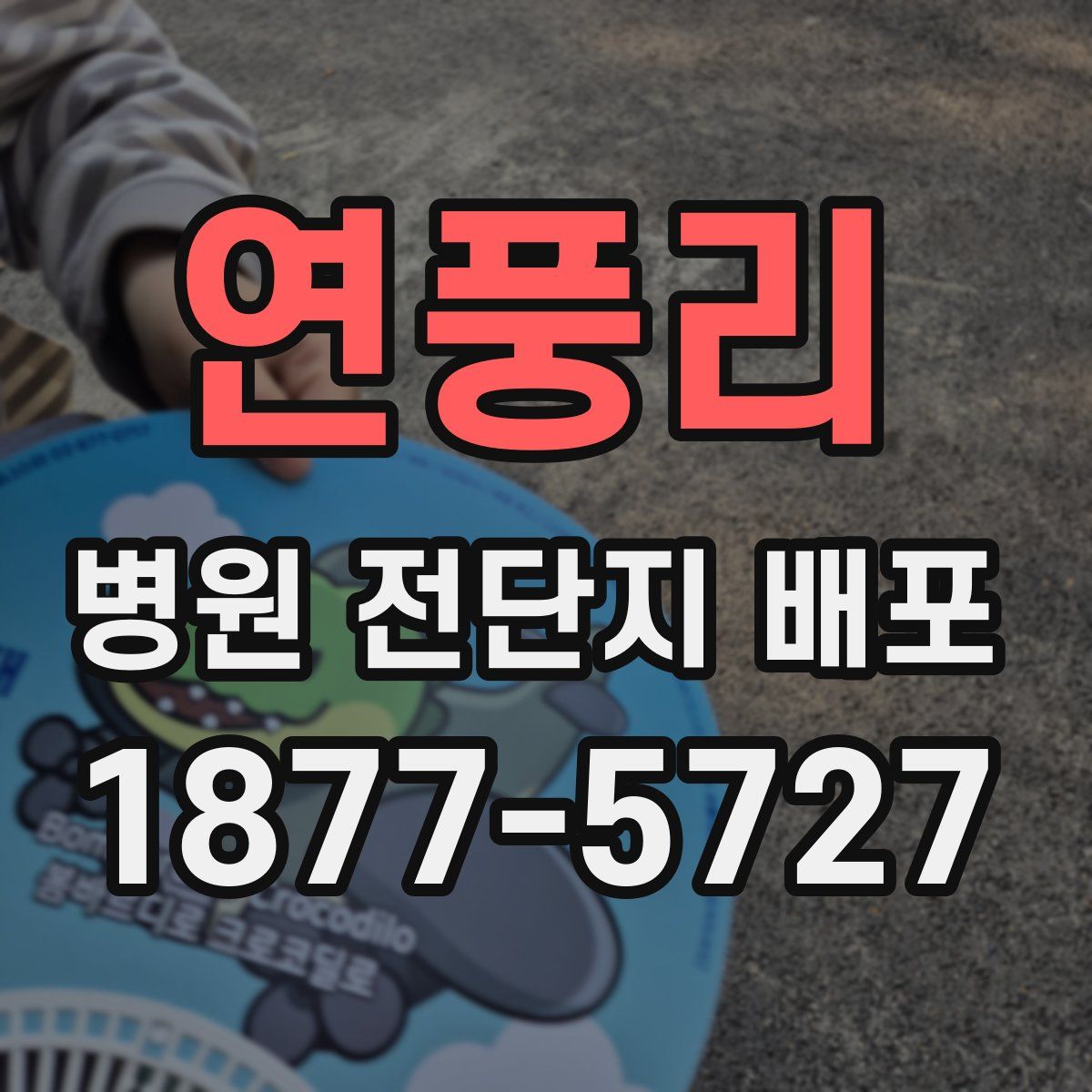 연풍리 병원 전단지 배포