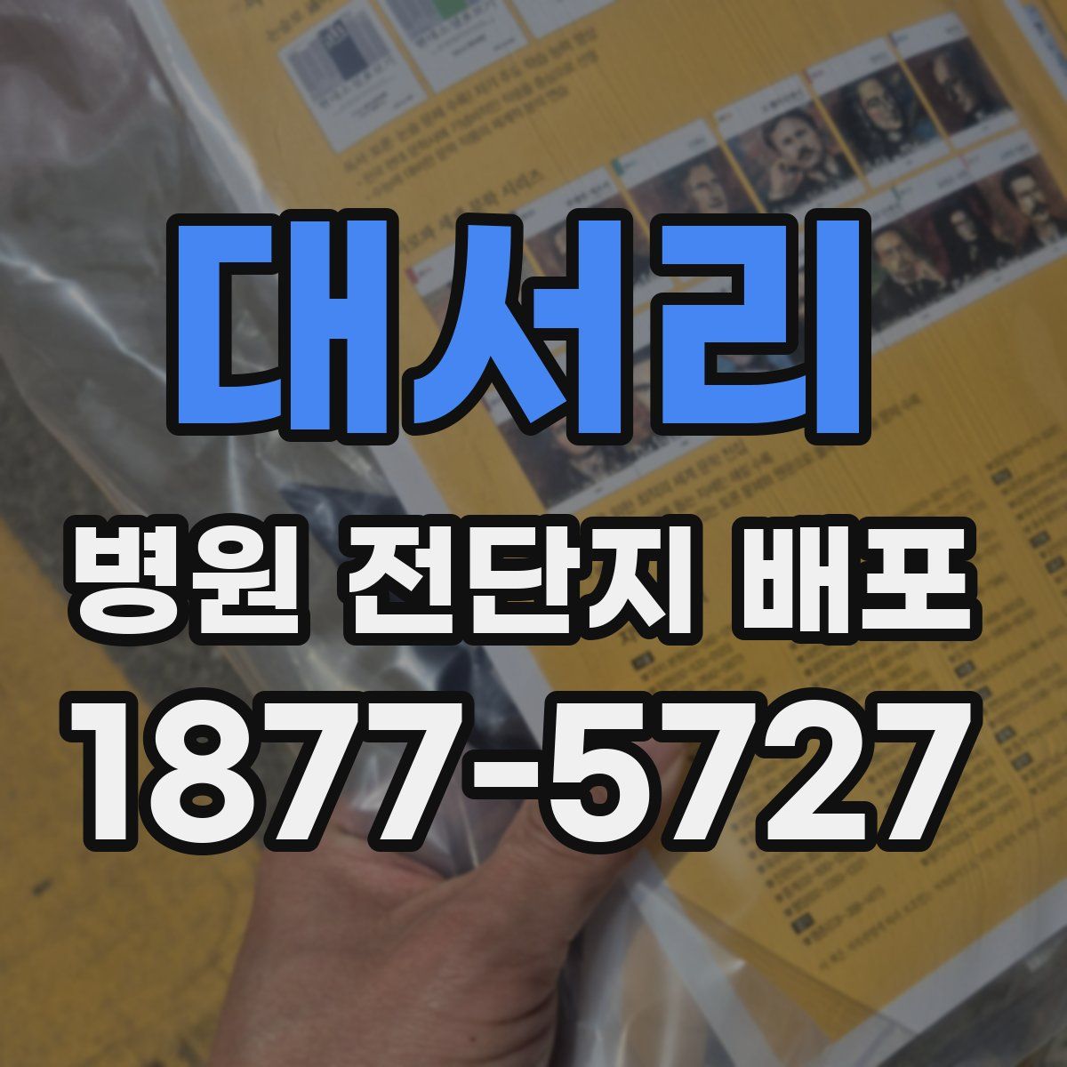 대서리 병원 전단지 배포