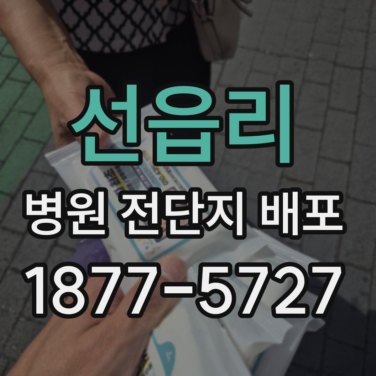 선읍리 병원 전단지 배포