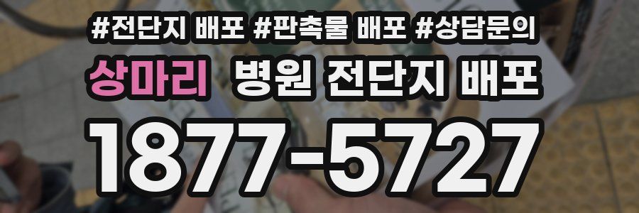 상마리 병원 전단지 배포