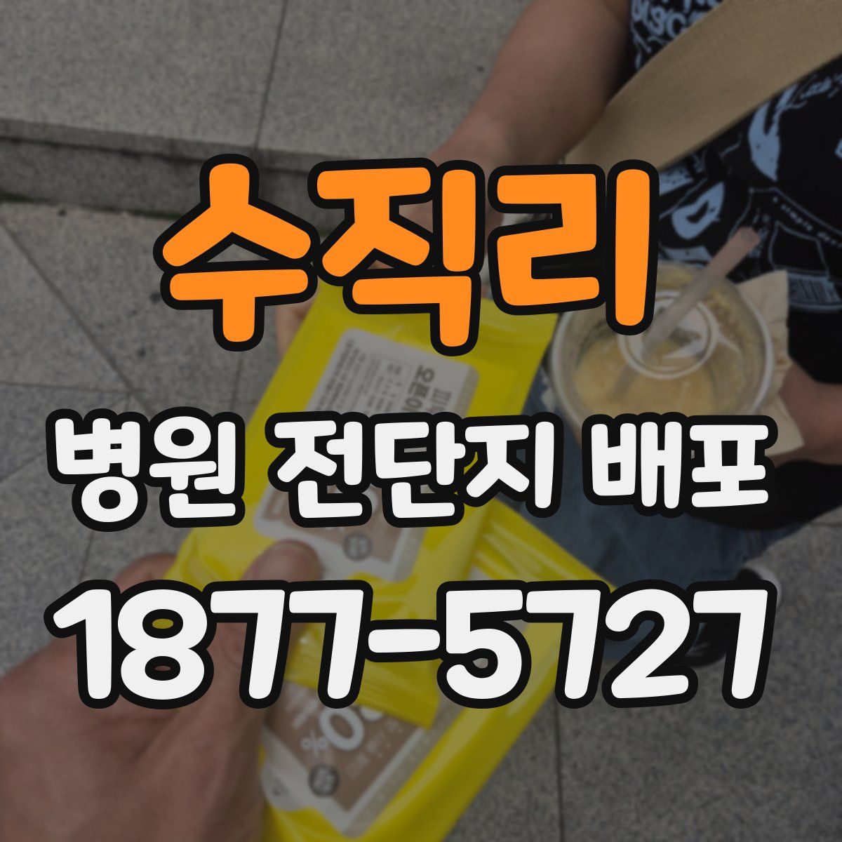 수직리 병원 전단지 배포