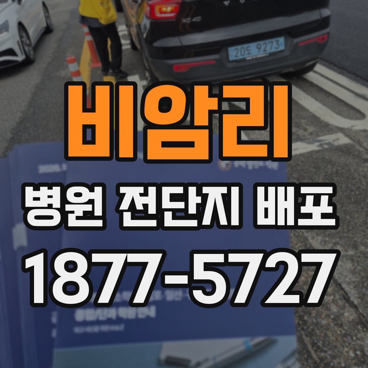 비암리 병원 전단지 배포