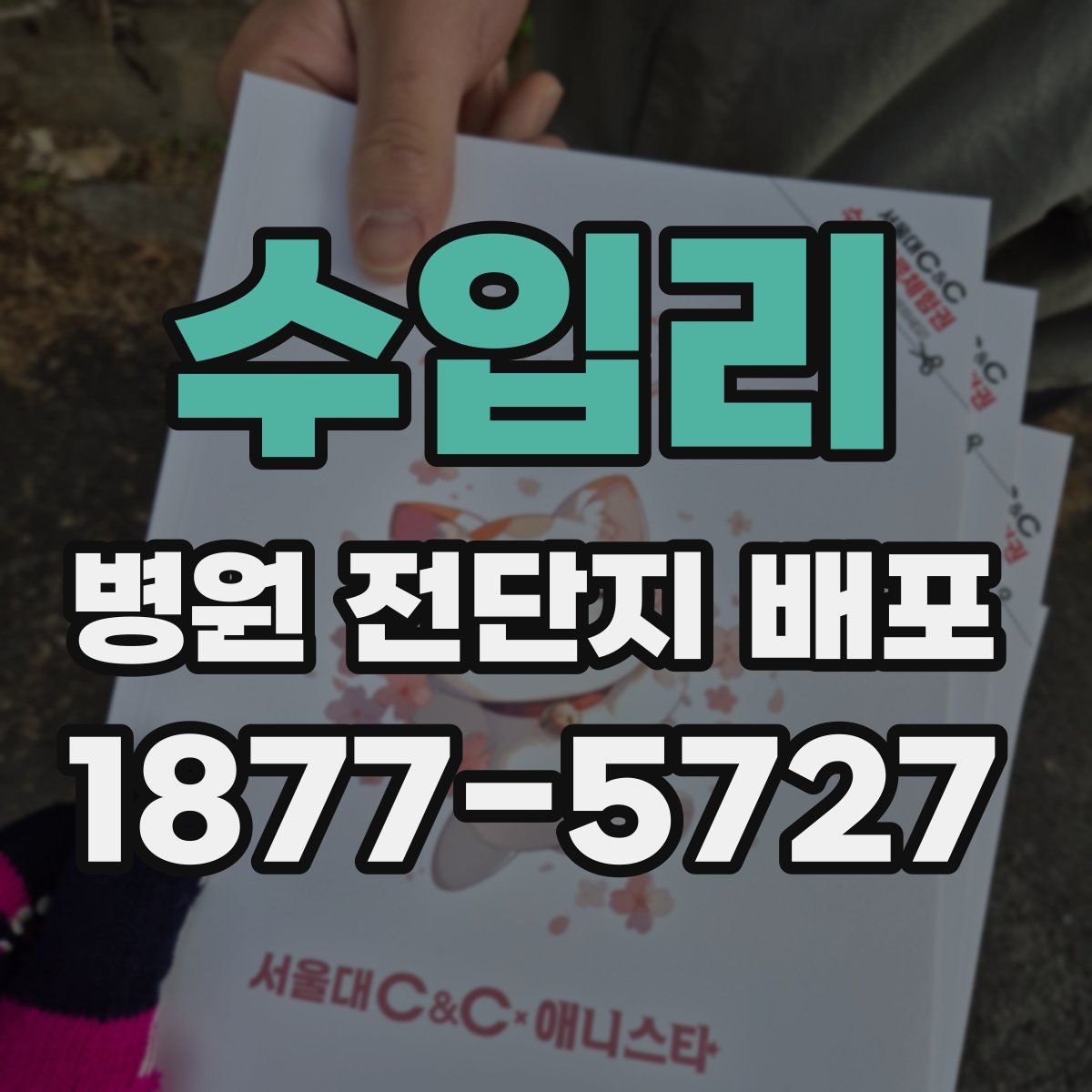 수입리 병원 전단지 배포