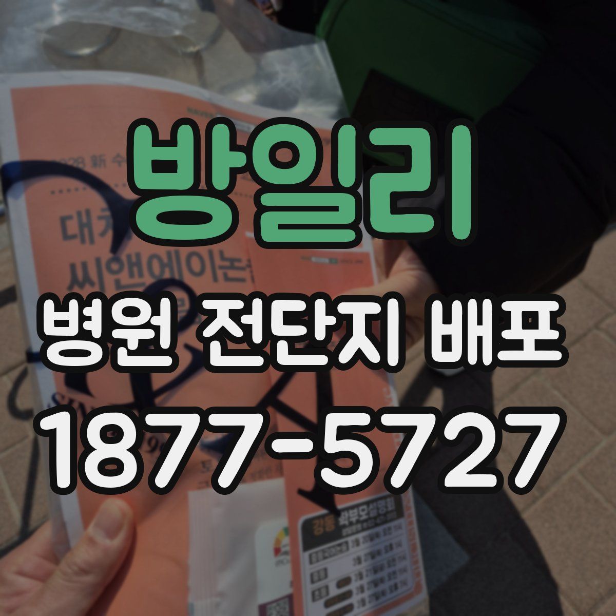 방일리 병원 전단지 배포