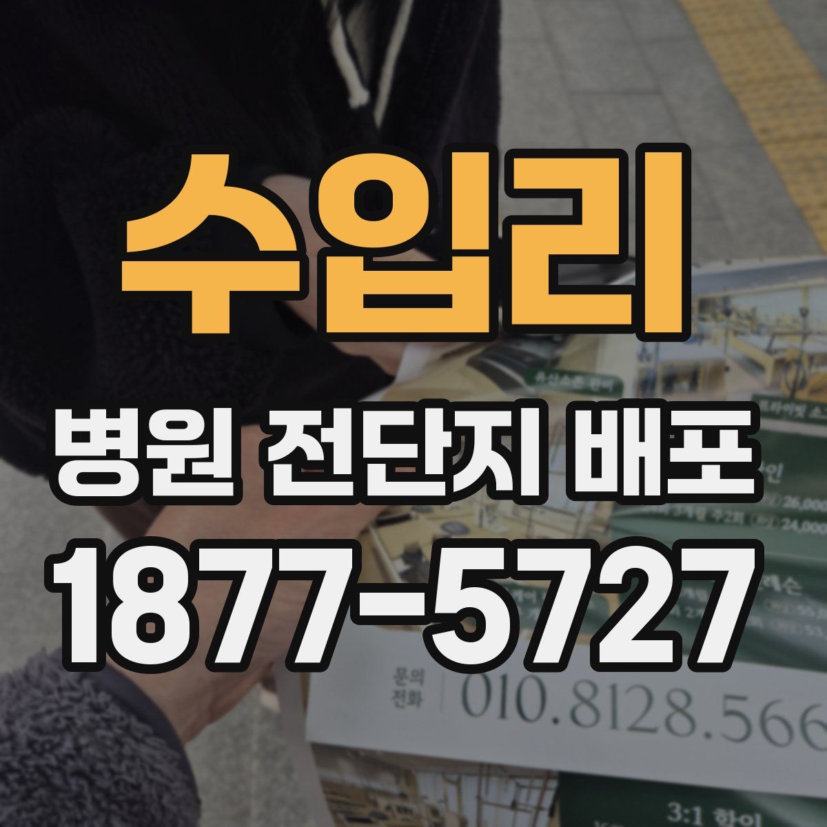 수입리 병원 전단지 배포