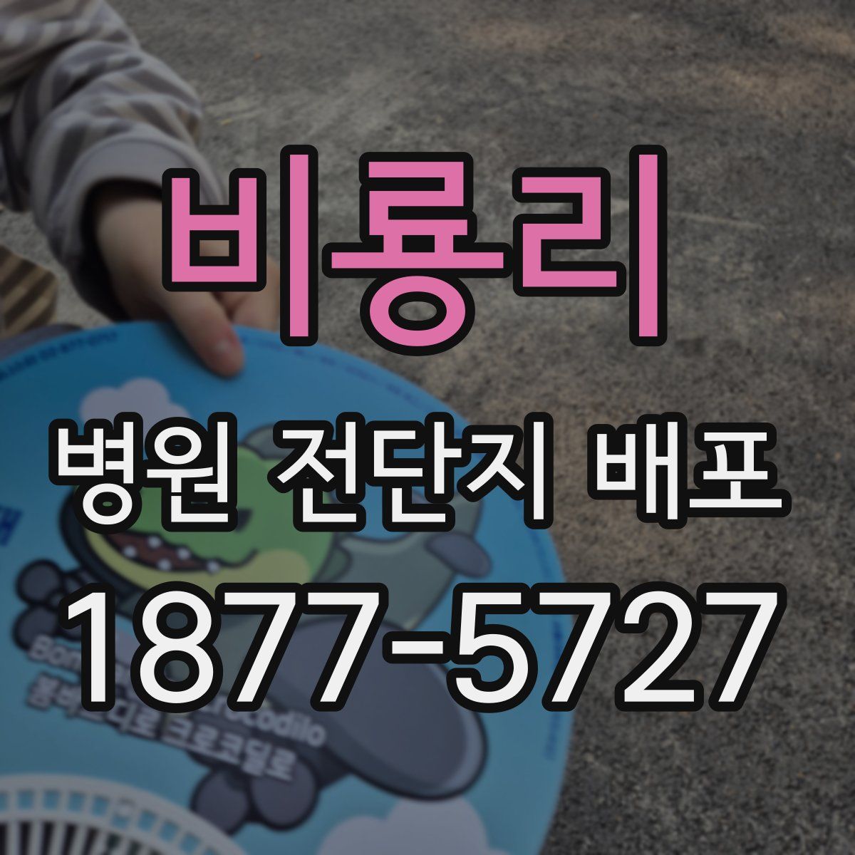 비룡리 병원 전단지 배포