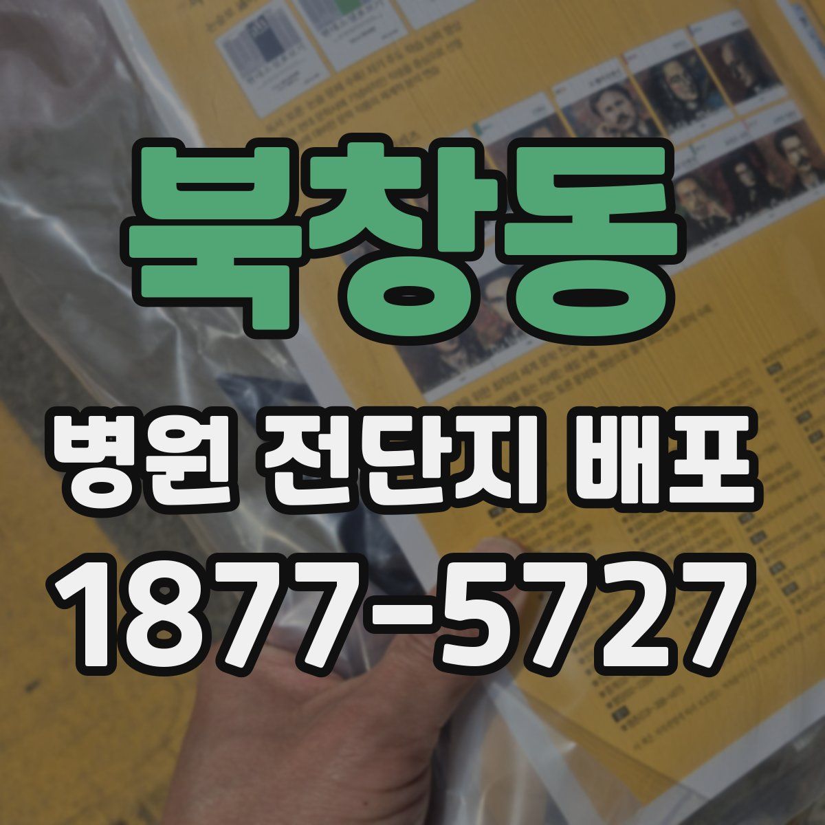 북창동 병원 전단지 배포