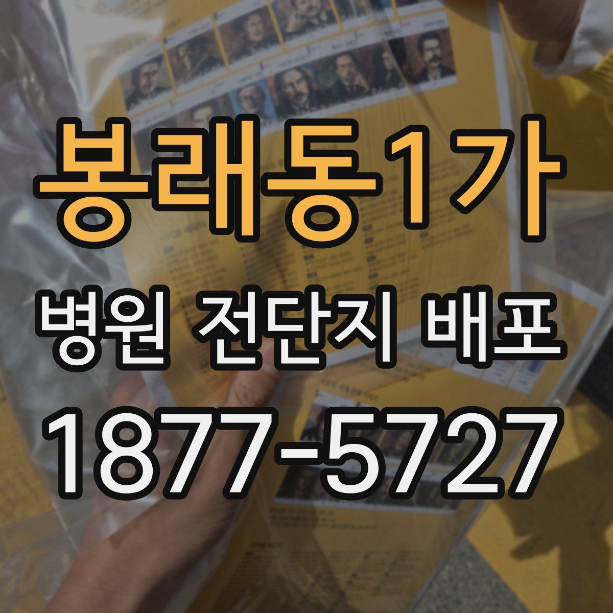 봉래동1가 병원 전단지 배포