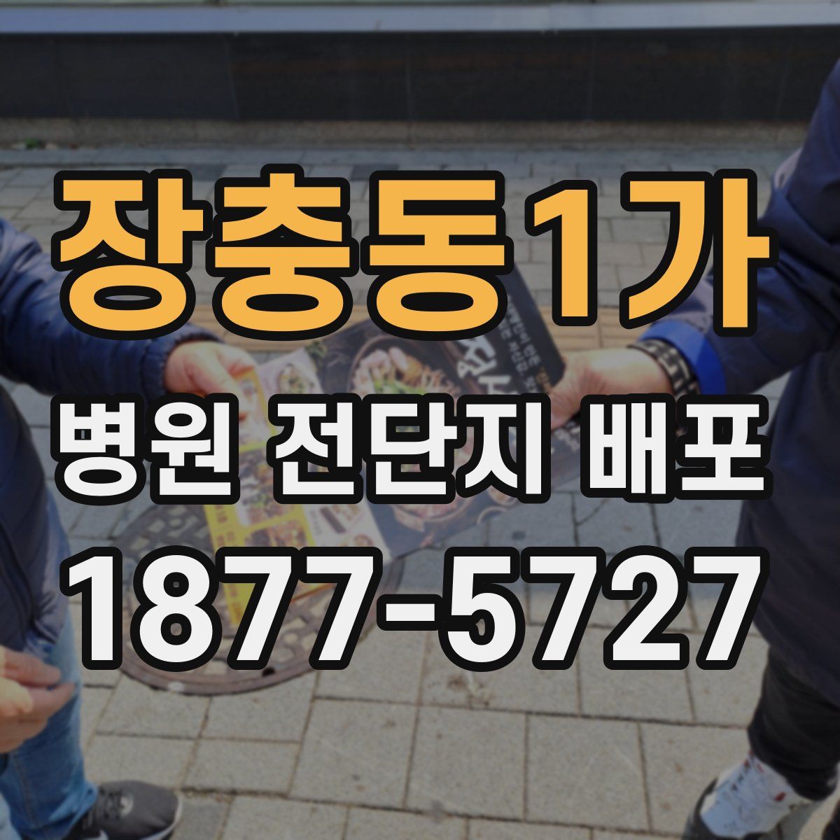 장충동1가 병원 전단지 배포