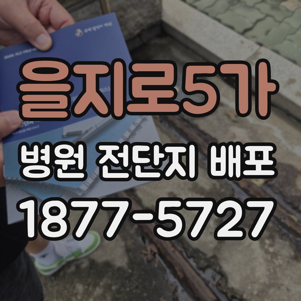 을지로5가 병원 전단지 배포