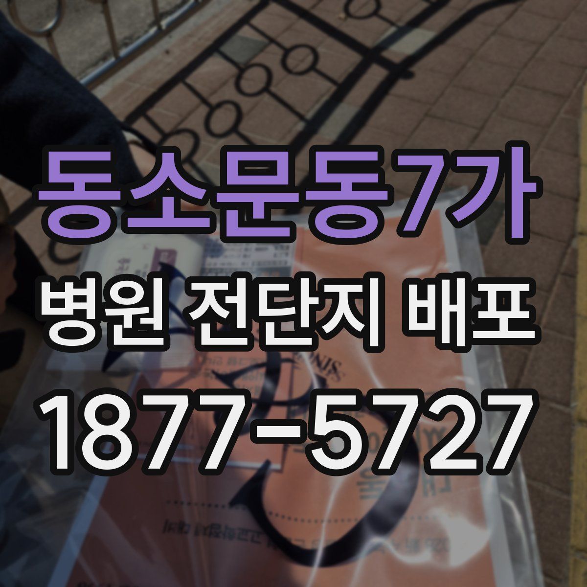 동소문동7가 병원 전단지 배포