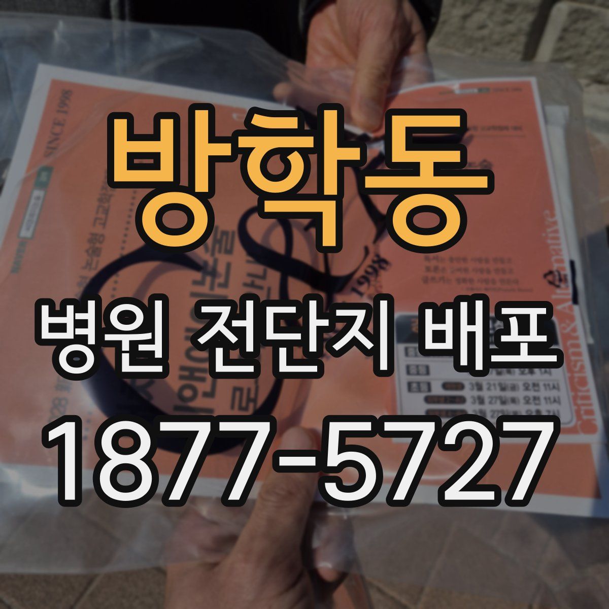 방학동 병원 전단지 배포