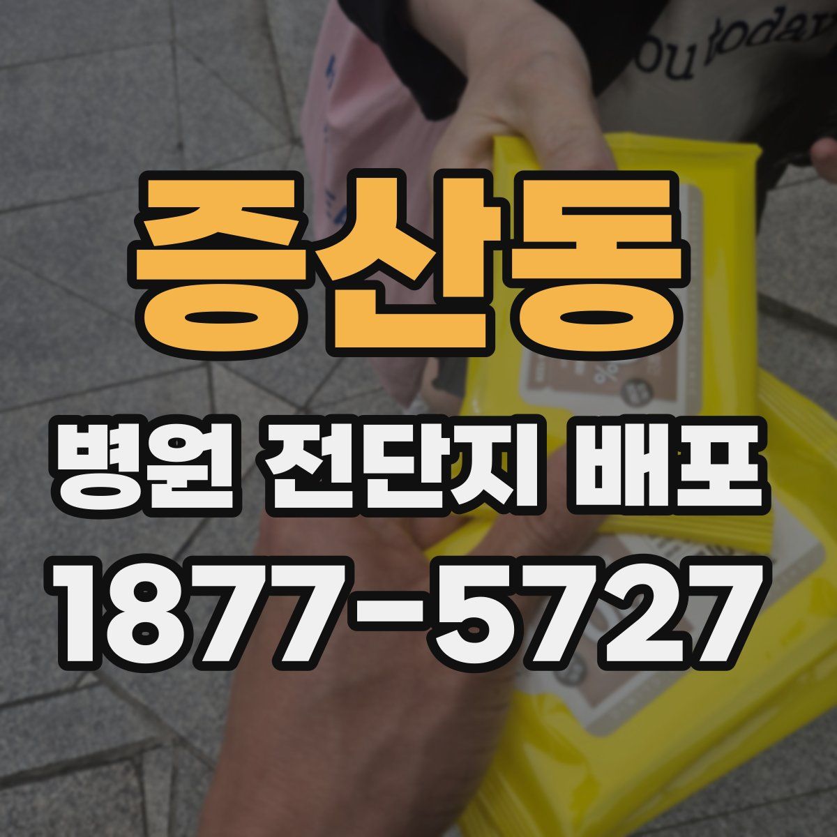 증산동 병원 전단지 배포