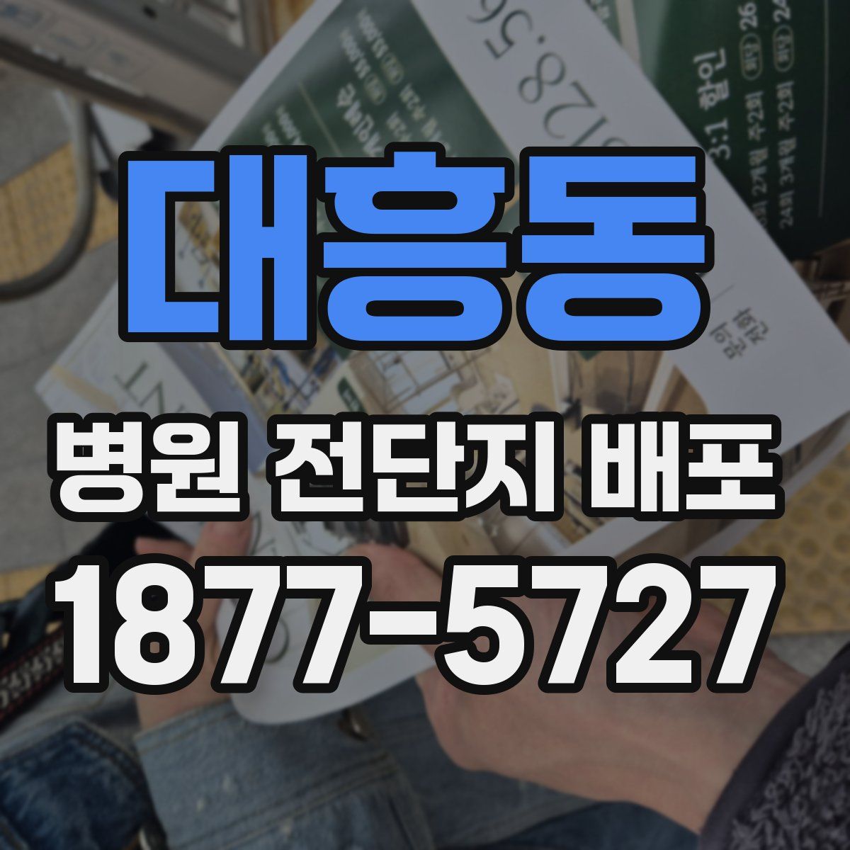 대흥동 병원 전단지 배포