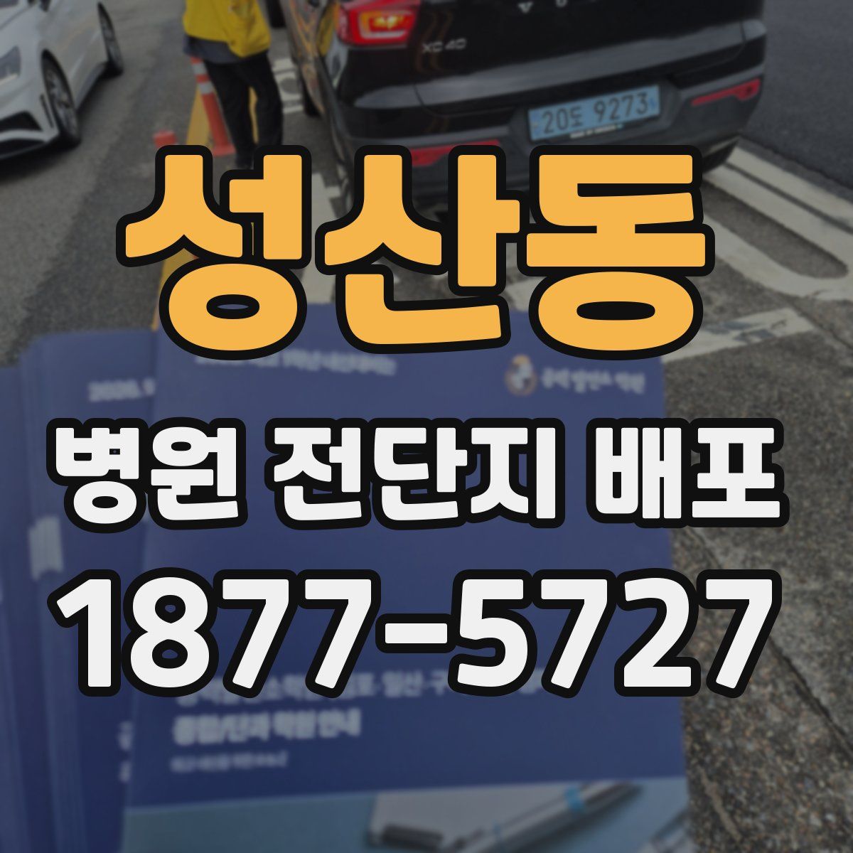 성산동 병원 전단지 배포