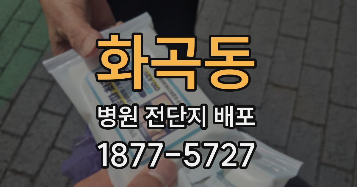화곡동 병원 전단지 배포