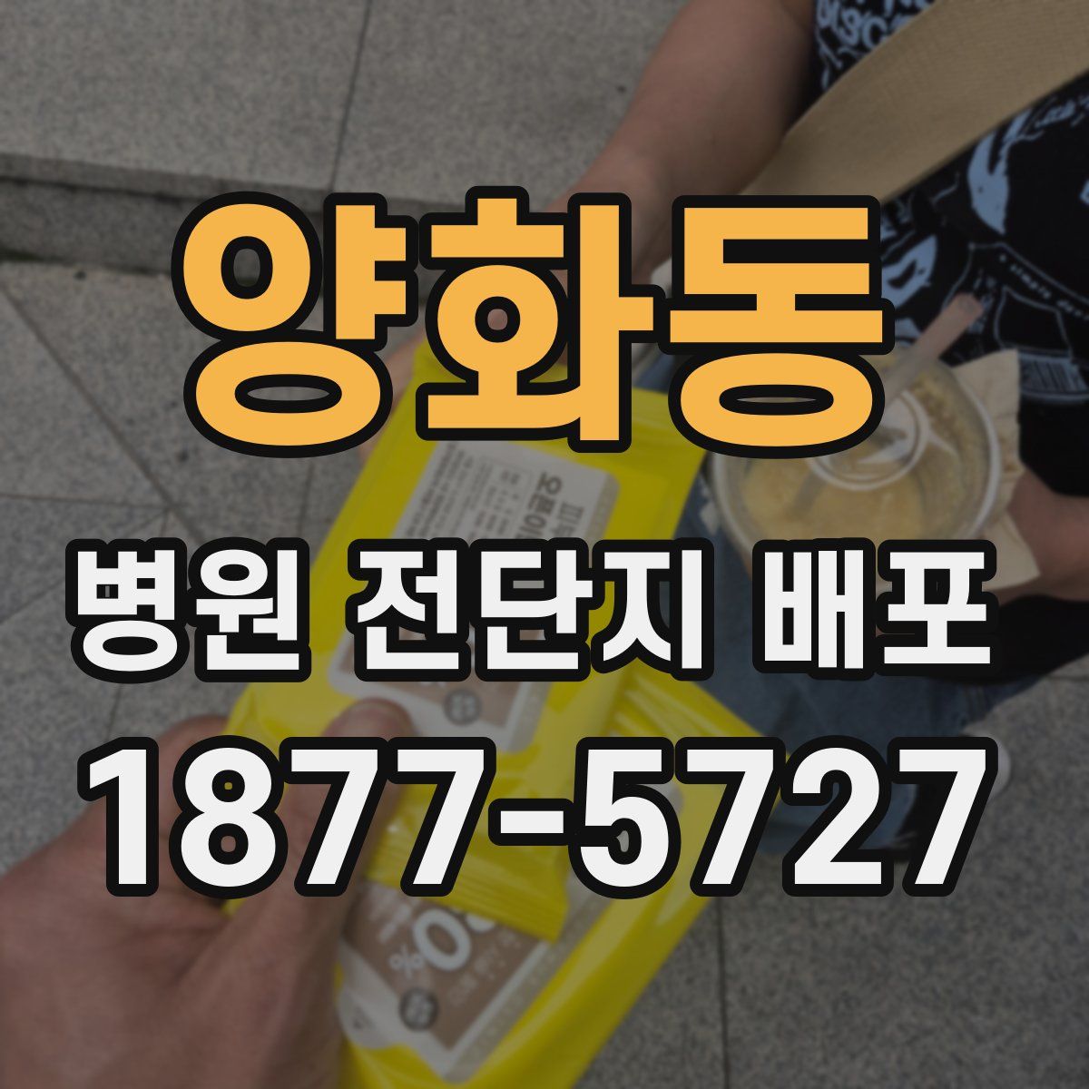 양화동 병원 전단지 배포