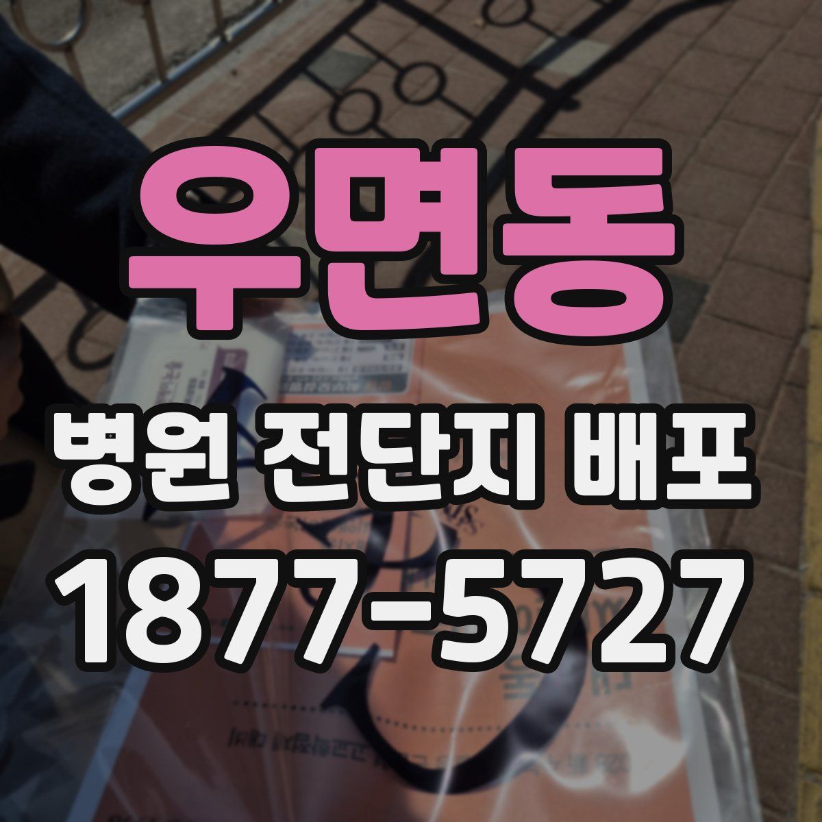 우면동 병원 전단지 배포