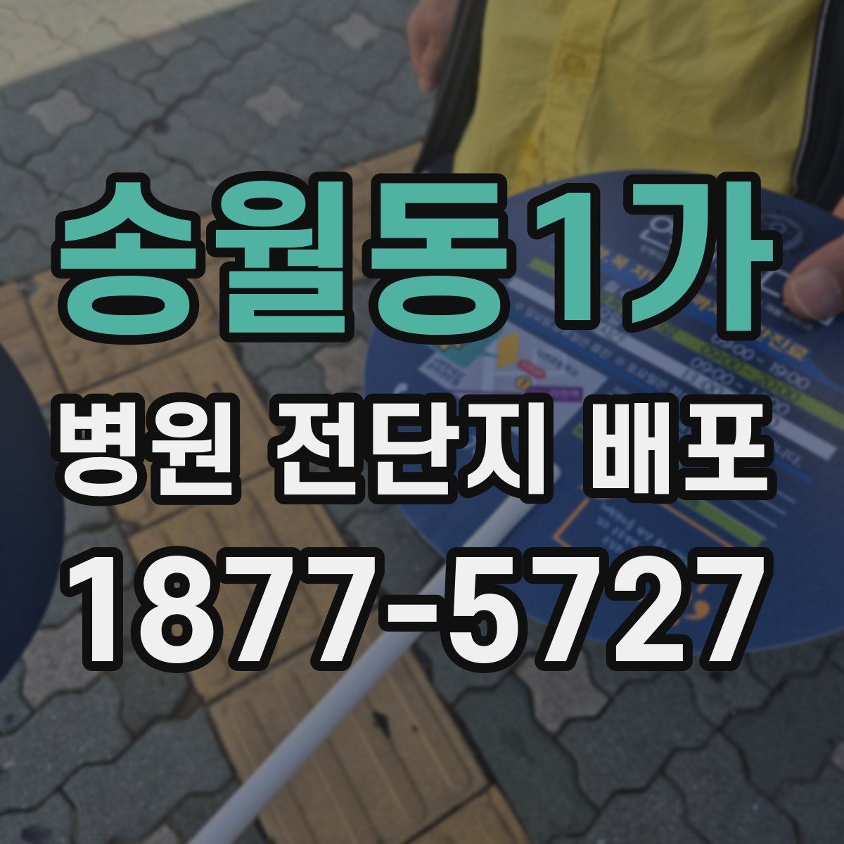 송월동1가 병원 전단지 배포