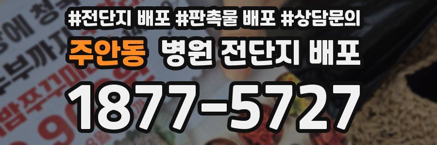 주안동 병원 전단지 배포