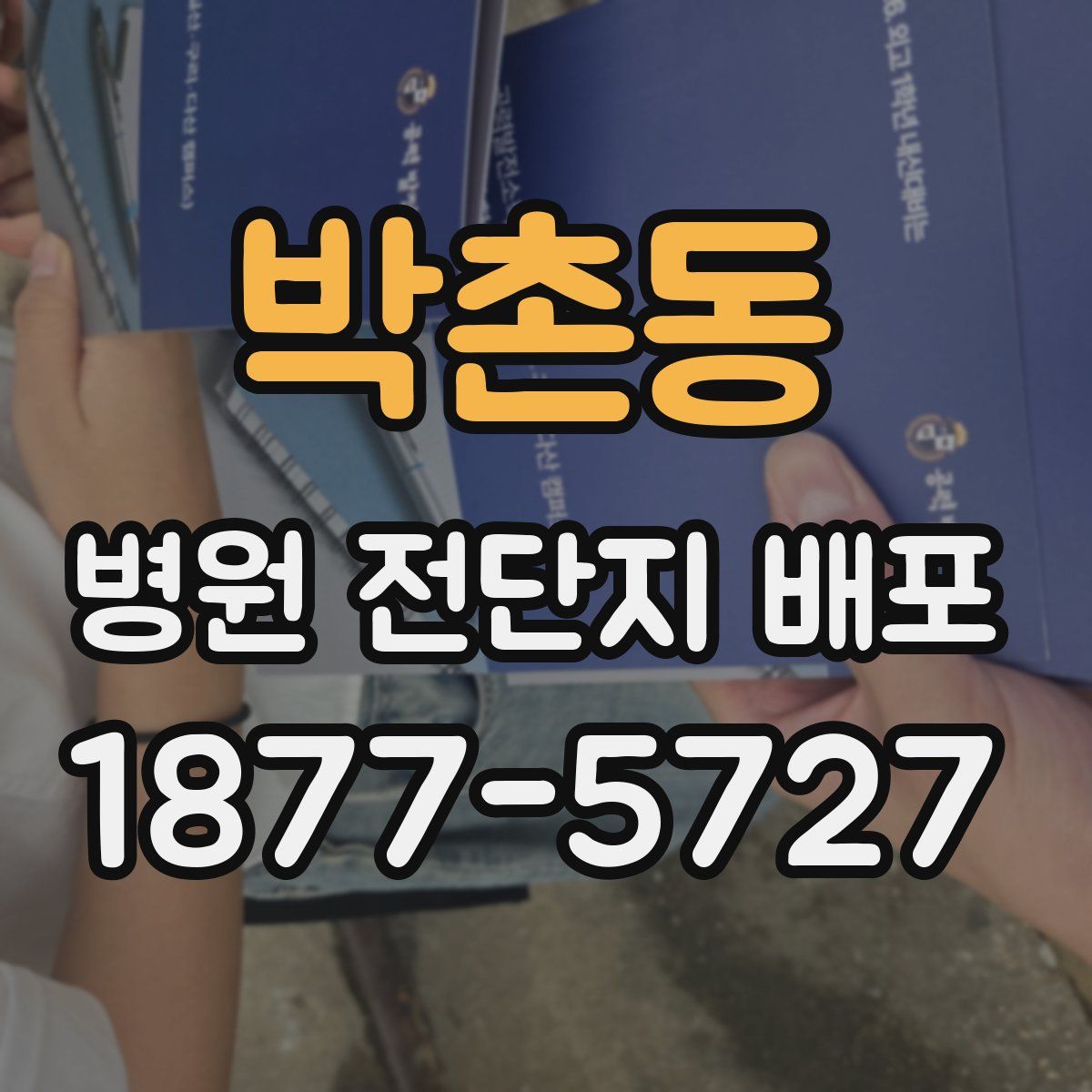 박촌동 병원 전단지 배포