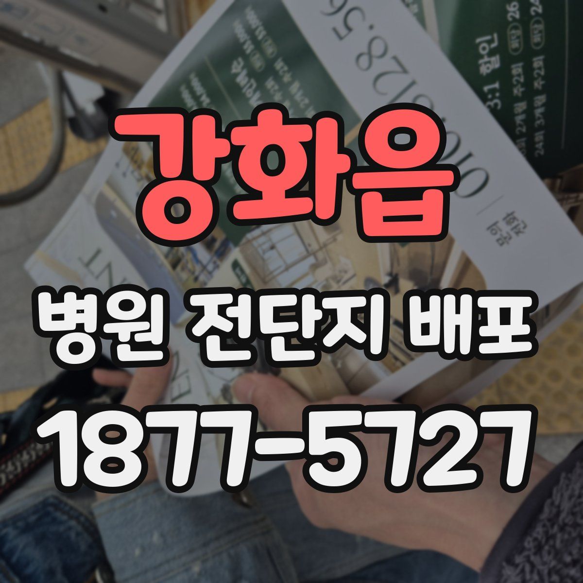 강화읍 병원 전단지 배포