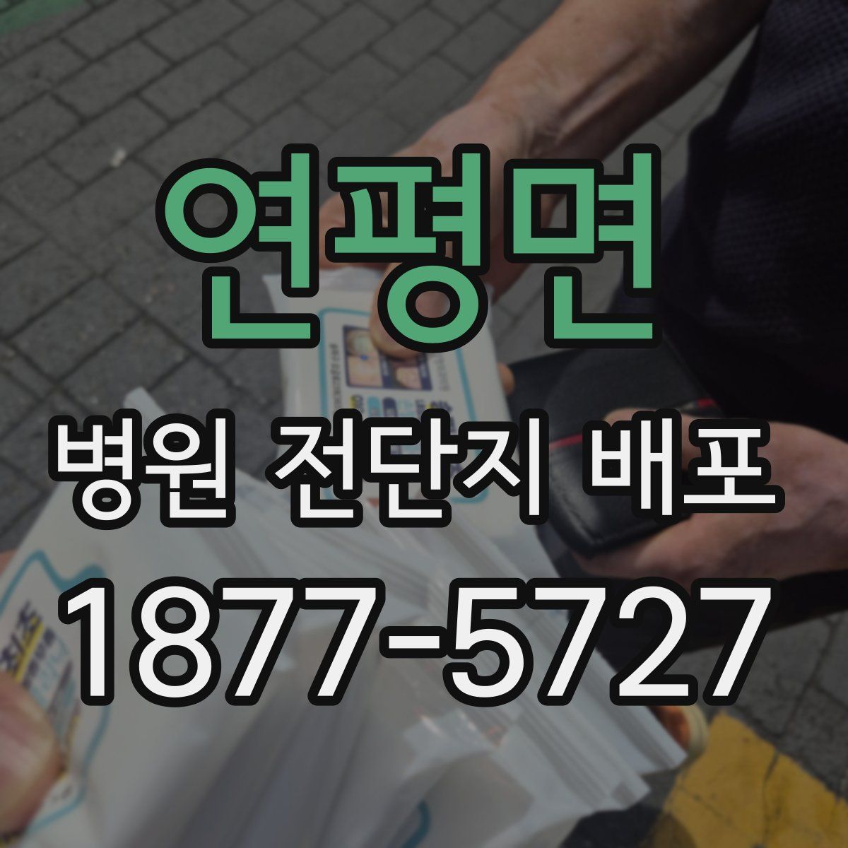 연평면 병원 전단지 배포
