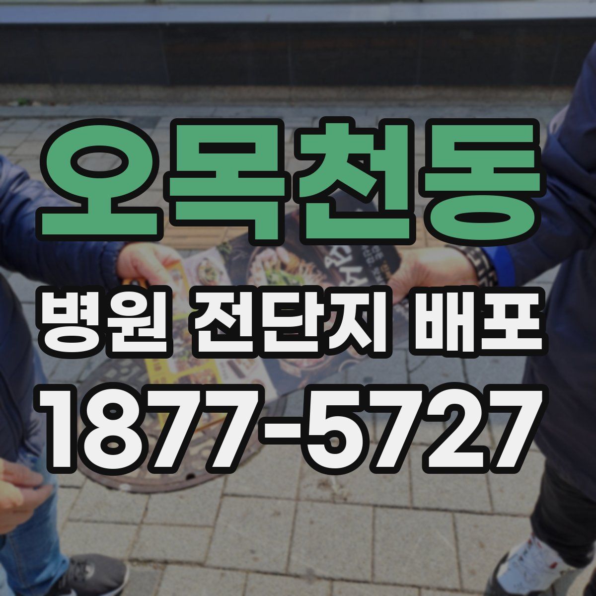 오목천동 병원 전단지 배포