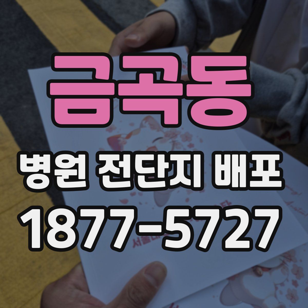 금곡동 병원 전단지 배포