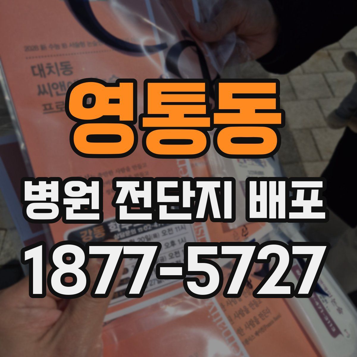 영통동 병원 전단지 배포