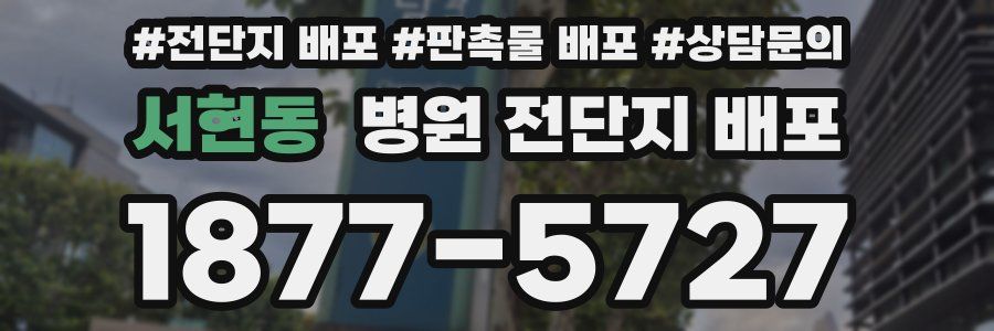 서현동 병원 전단지 배포