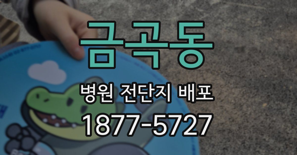 금곡동 병원 전단지 배포